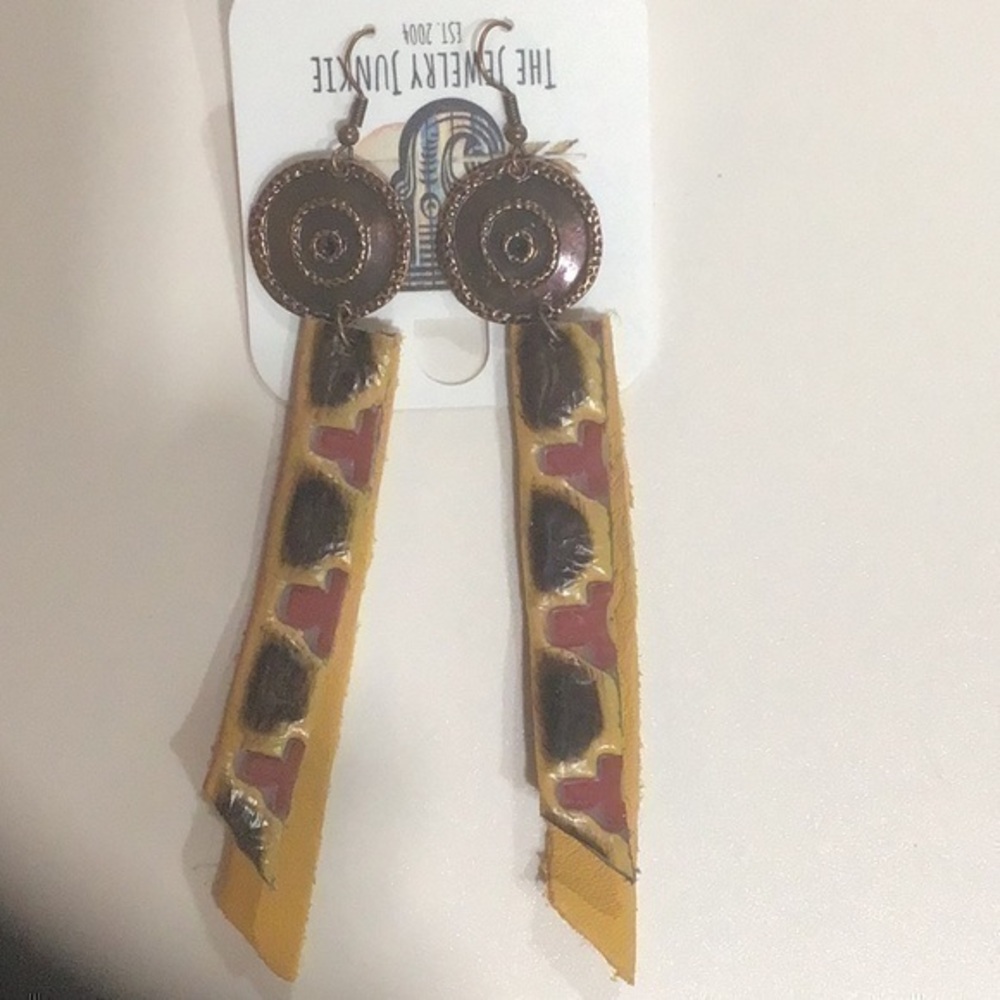 Genuine Leather Earrings